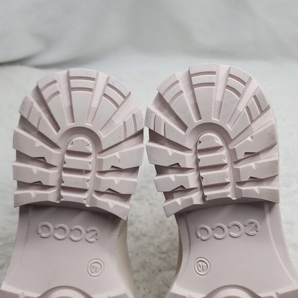 ECCO TREDTRAY COLOR LIMESTONE VELCRO STRAPS ZIPPER MOTO FASHION BOOT WOMEN'S 40 - Picture 10 of 16